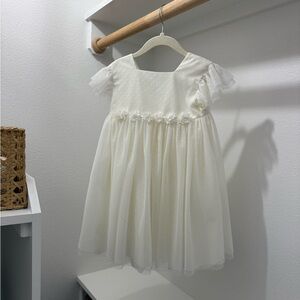 Little Girls Ivory Dress